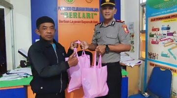 Siswa Setukpa Lemdiklat Polri Angkatan 55 Gelar Baksos di Sukabumi