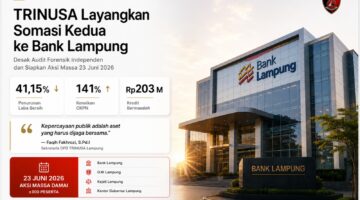 LSM TRINUSA Layangkan Somasi Kedua ke Bank Lampung, Desak Audit Forensik dan Siapkan Aksi Massa