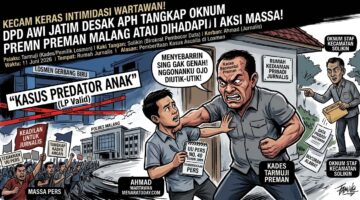 KECAM KERAS INTIMIDASI WARTAWAN: DPD AWI JATIM DESAK APH TANGKAP OKNUM KADES PREMAN DI MALANG ATAU DIHADAPI AKSI MASSA!