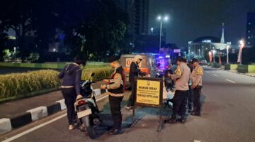 Polsek Kemayoran Gempur Kejahatan Malam Hari, Operasi Cipta Kondisi Secara Stasioner Persempit Gerak Pelaku Kriminal