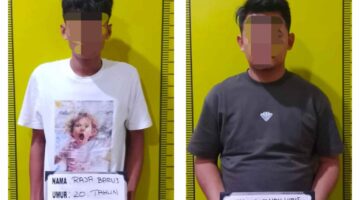 Polresta Deli Serdang Bekuk Dua orang Pengedar Narkoba di Pagar Merbau