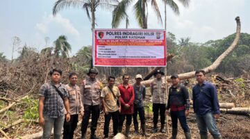 Garap Lahan dengan Cara Dibakar, Pria di Kateman Diciduk Polisi